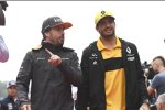 Fernando Alonso (McLaren) und Carlos Sainz (Renault) 