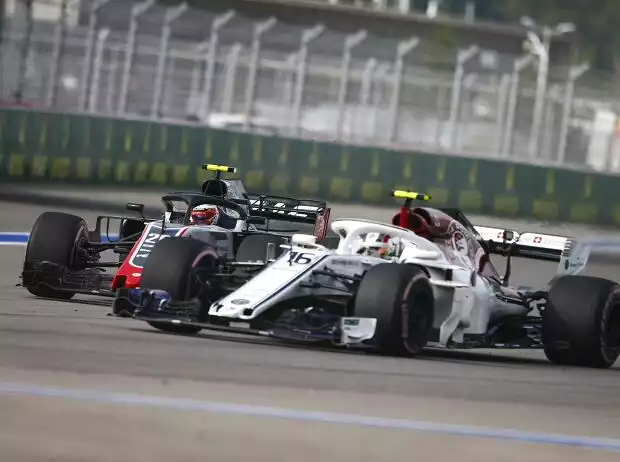 Charles Leclerc, Kevin Magnussen Titel-Bild zur News: Charles Leclerc, Kevin Magnussen