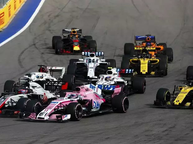 Romain Grosjean, Sergio Perez, Marcus Ericsson, Sergei Sirotkin, Lance Stroll, Carlos Sainz, Nico Hülkenberg, Fernando Alonso, Max Verstappen Titel-Bild zur News: Romain Grosjean, Sergio Perez, Marcus Ericsson, Sergei Sirotkin, Lance Stroll, Carlos Sainz, Nico Hülkenberg, Fernando Alonso, Max Verstappen