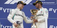 Bild zum Inhalt: Lewis Hamilton: "Wichtig, dass wir Valtteris Leistung anerkennen"