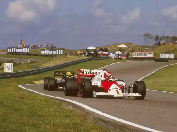 Niki Lauda und Ayrton Senna Titel-Bild zur News: Niki Lauda und Ayrton Senna