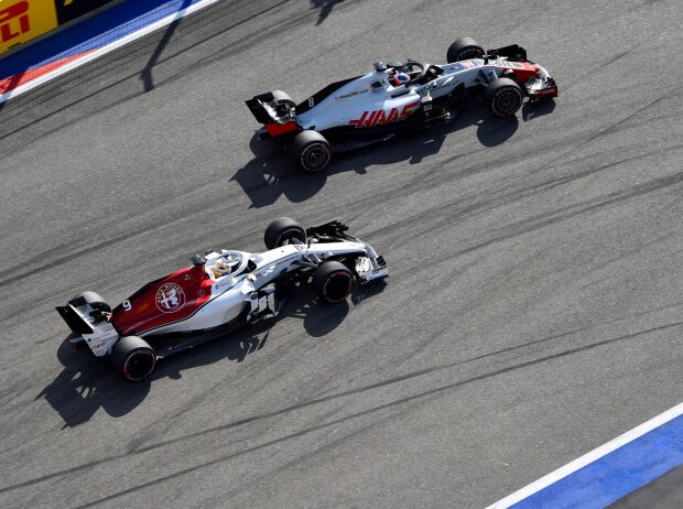 Titel-Bild zur News: Romain Grosjean, Marcus Ericsson
