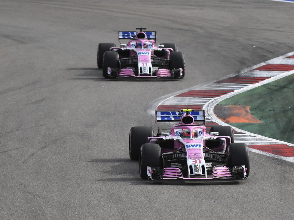 Esteban Ocon, Sergio Perez