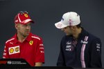 Sebastian Vettel (Ferrari) und Esteban Ocon (Racing Point) 