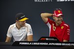 Stoffel Vandoorne (McLaren) und Sebastian Vettel (Ferrari) 
