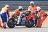 Bild zum Inhalt: MotoGP FT2 Thailand: Lorenzo stürzt schwer, Dovizioso Schnellster