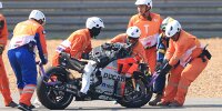 Bild zum Inhalt: MotoGP FT2 Thailand: Lorenzo stürzt schwer, Dovizioso Schnellster