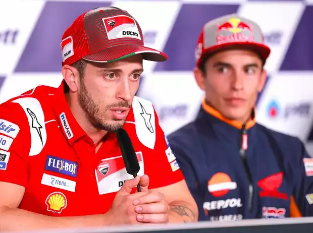Andrea Dovizioso, Marc Marquez Titel-Bild zur News: Andrea Dovizioso, Marc Marquez