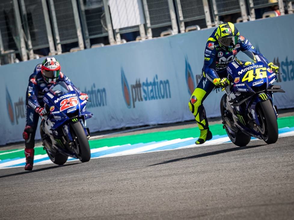 Maverick Vinales, Valentino Rossi