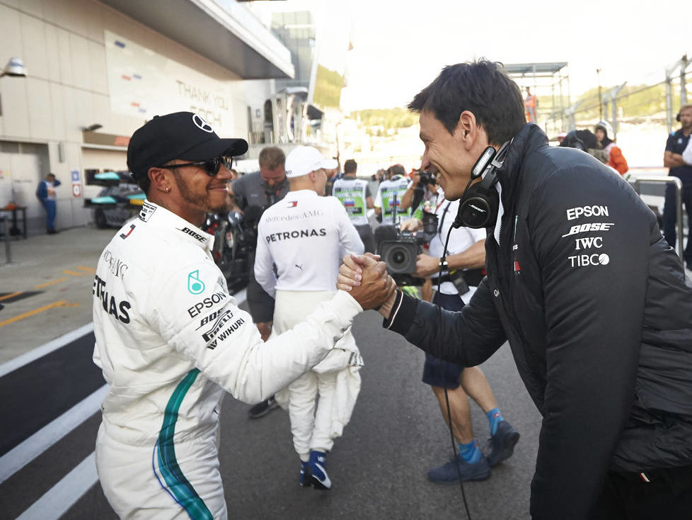 Lewis Hamilton, Toto Wolff