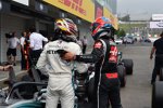 Lewis Hamilton (Mercedes) und Romain Grosjean (Haas) 