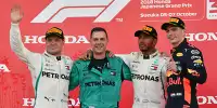 Bild zum Inhalt: GP Japan 2018: Jetzt hat Hamilton eine Hand am Pokal!