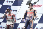 Andrea Dovizioso und Marc Marquez 