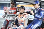 Andrea Dovizioso, Marc Marquez und Maverick Vinales 