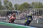 Valentino Rossi vor Marc Marquez 