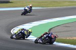 Maverick Vinales vor Valentino Rossi 