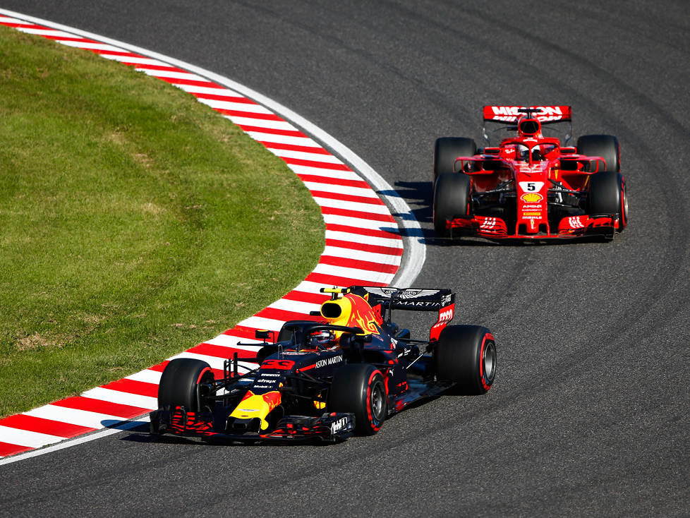 Max Verstappen, Sebastian Vettel