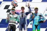 Lorenzo Dalla Porta (Leopard), Fabio Di Giannantonio (Gresini) und Dennis Foggia (VR46) 
