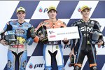 Alex Marquez (Marc VDS), Lorenzo Baldassarri (Pons) und Luca Marini (VR46) 