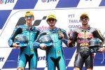 Luca Marini (), Francesco Bagnaia () und Miguel Oliveira ( Ajo) 