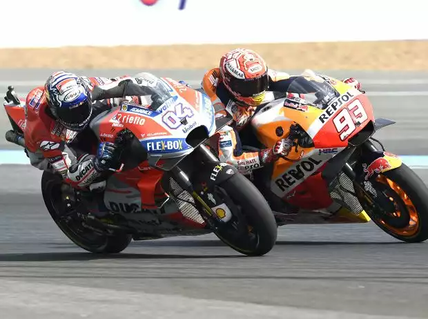 Andrea Dovizioso, Marc Marquez Titel-Bild zur News: Andrea Dovizioso, Marc Marquez