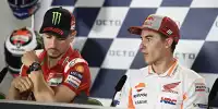 Bild zum Inhalt: Jorge Lorenzo über Marc Marquez: "Manchmal schaltet sich sein Gehirn ab"