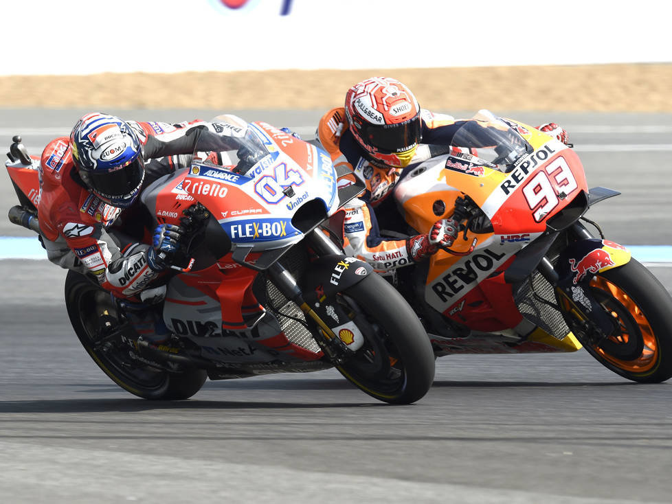 Andrea Dovizioso, Marc Marquez