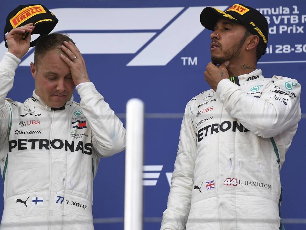 Valtteri Bottas, Lewis Hamilton