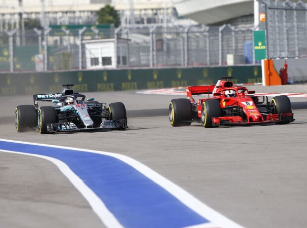 Sebastian Vettel, Lewis Hamilton