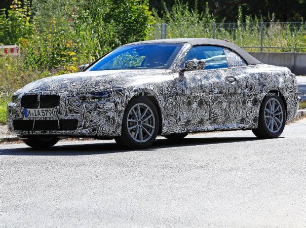 Titel-Bild zur News: BMW 4er Cabrio 2020 Erlkönig