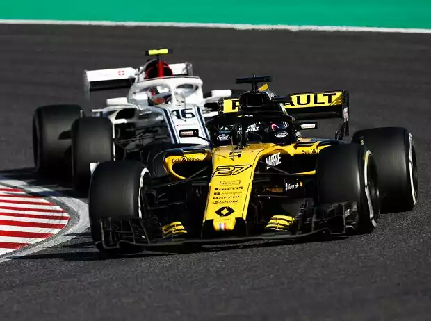 Nico Hülkenberg, Charles Leclerc Titel-Bild zur News: Nico Hülkenberg, Charles Leclerc