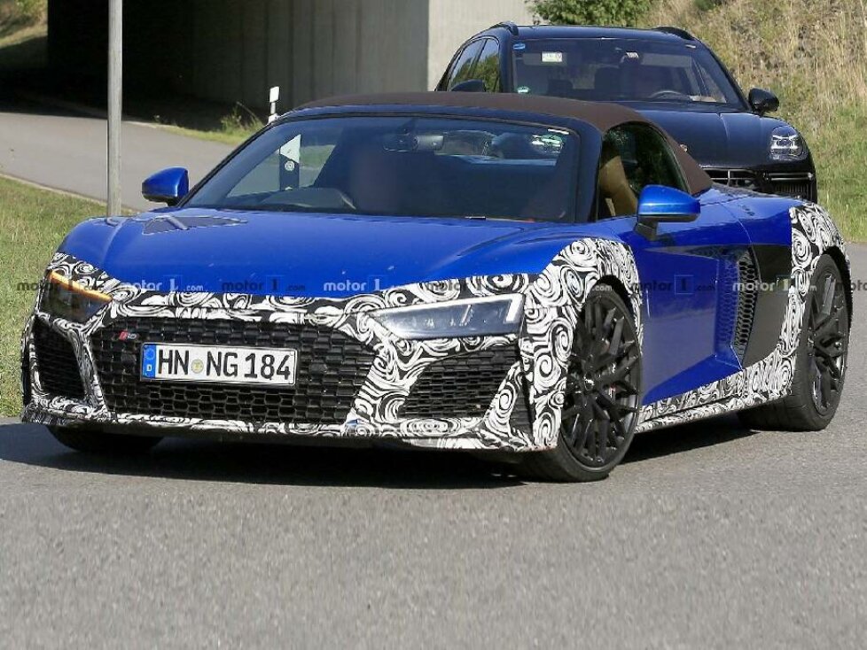 Audi R8 Spyder Facelift 2019 Erlkönig