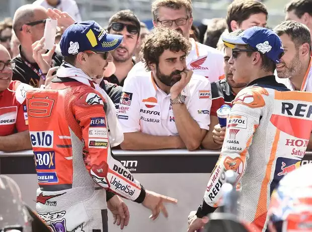 Jorge Lorenzo, Marc Marquez Titel-Bild zur News: Jorge Lorenzo, Marc Marquez
