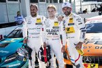 Gary Paffett (HWA-Mercedes), Lucas Auer (HWA-Mercedes) und Timo Glock (RMG-BMW) 