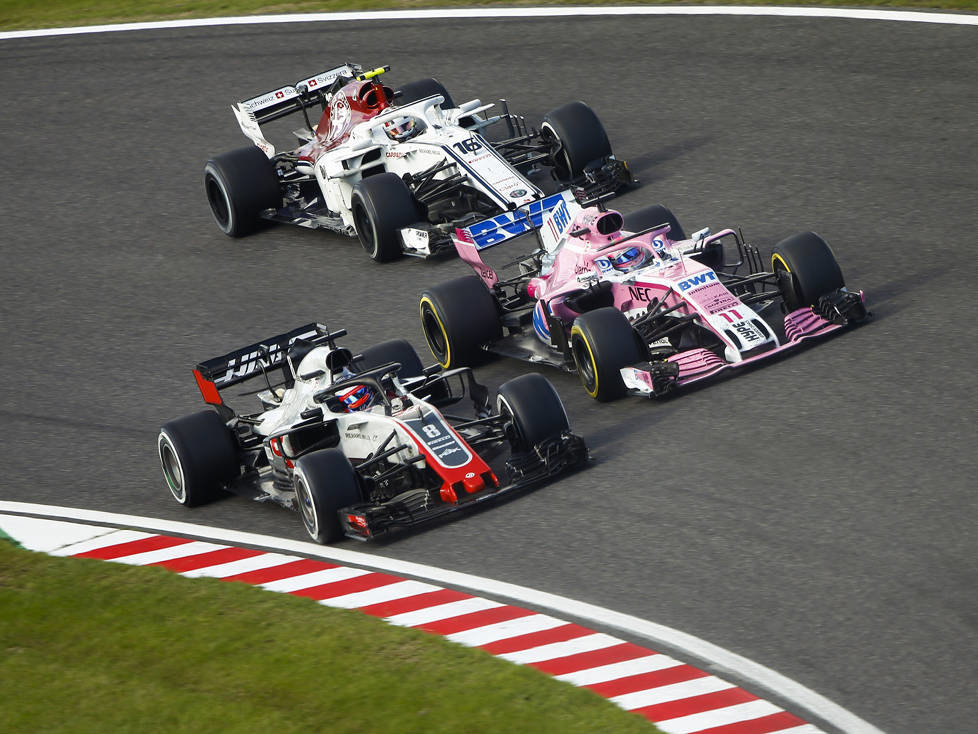 Romain Grosjean, Sergio Perez, Charles Leclerc