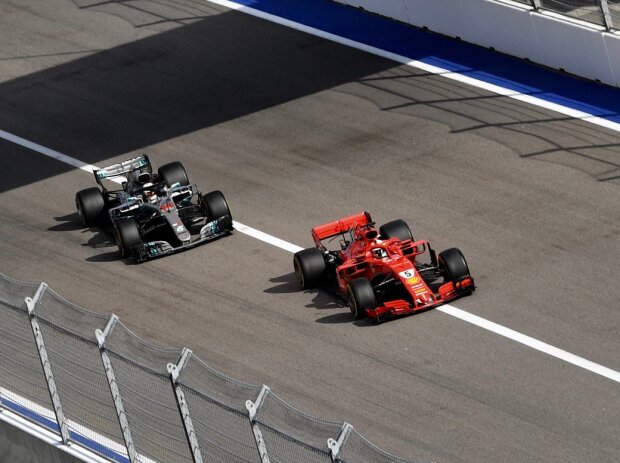 Sebastian Vettel, Lewis Hamilton