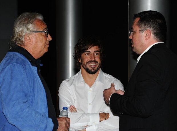 Flavio Briatore, Fernando Alonso, Eric Boullier