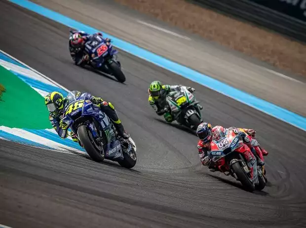 Titel-Bild zur News: Valentino Rossi, Andrea Dovizioso