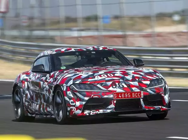 Toyota Supra 2019 Erlkönig Titel-Bild zur News: Toyota Supra 2019 Erlkönig