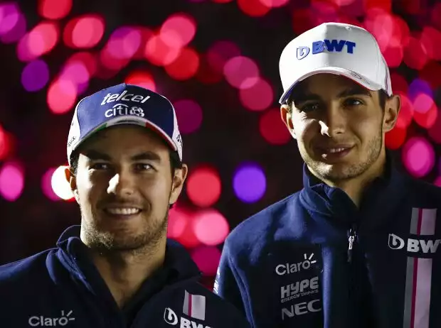Sergio Perez, Esteban Ocon Titel-Bild zur News: Sergio Perez, Esteban Ocon