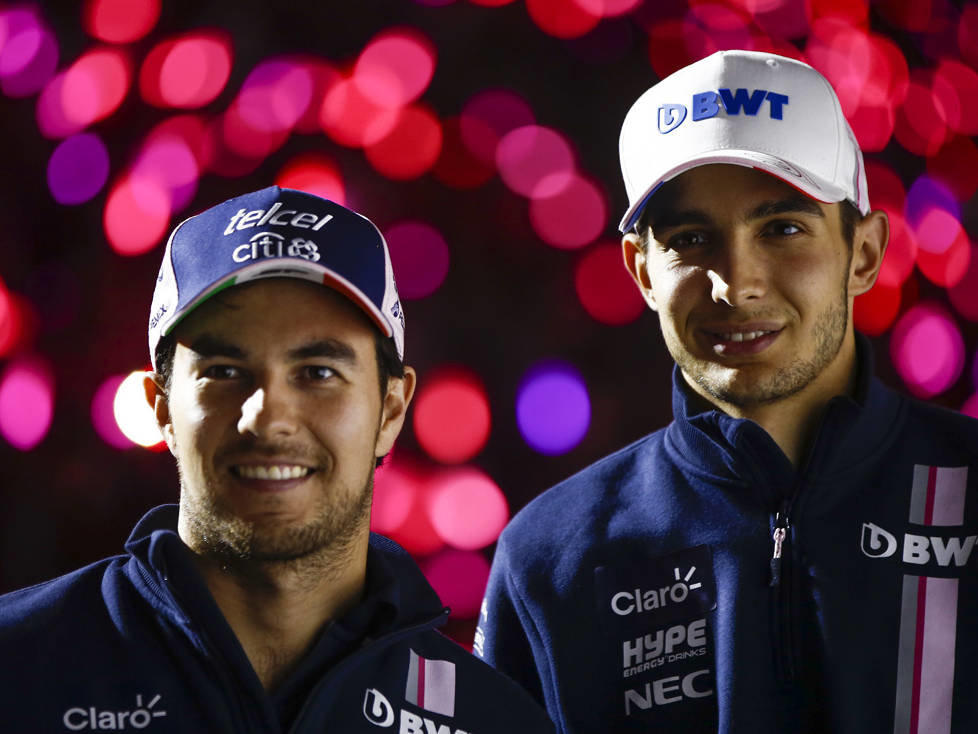 Sergio Perez, Esteban Ocon