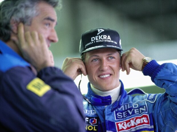 Flavio Briatore, Michael Schumacher Flavio Briatore, Michael Schumacher