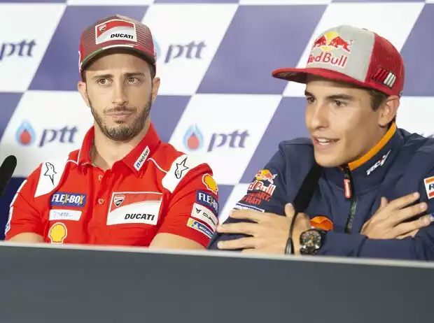 Andrea Dovizioso, Marc Marquez Titel-Bild zur News: Andrea Dovizioso, Marc Marquez
