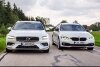 Bild zum Inhalt: Volvo V60 D4 und BMW 320d Touring 2018 im Vergleichstest: Ein klarer Fall?