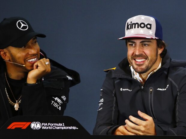 Titel-Bild zur News: Lewis Hamilton, Fernando Alonso, Daniel Ricciardo