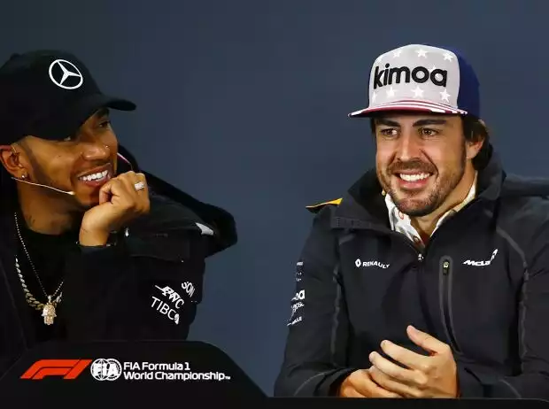 Lewis Hamilton, Fernando Alonso, Daniel Ricciardo Titel-Bild zur News: Lewis Hamilton, Fernando Alonso, Daniel Ricciardo