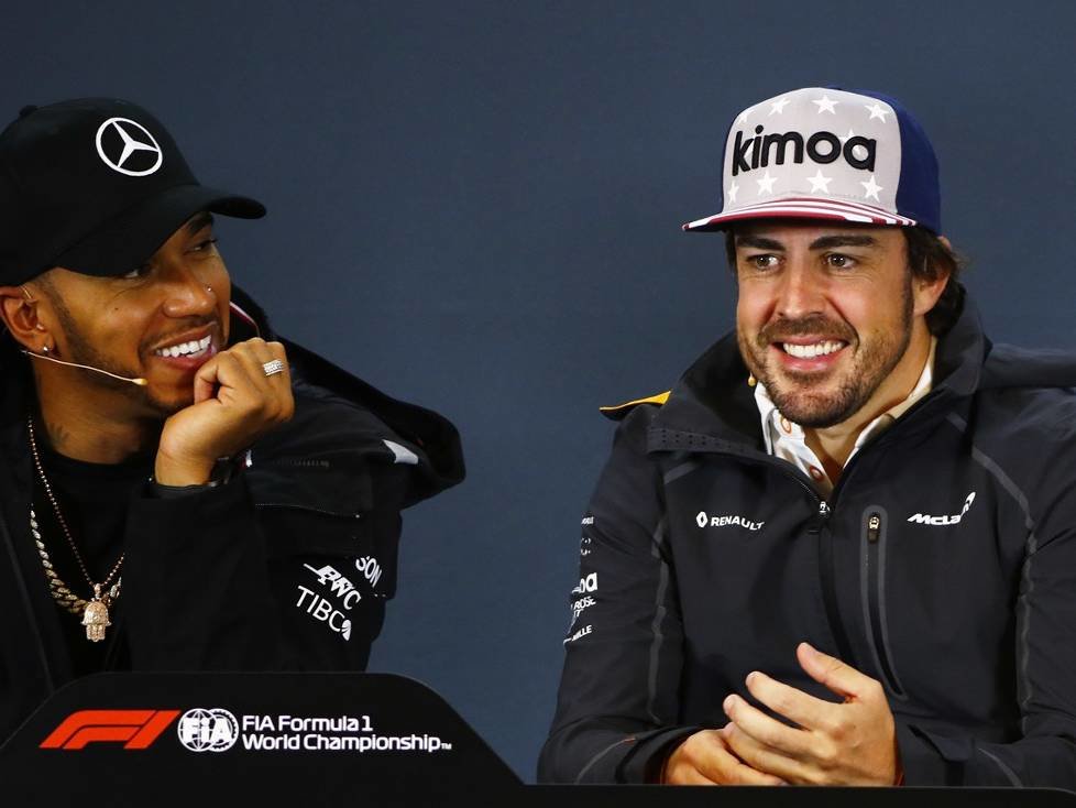 Lewis Hamilton, Fernando Alonso, Daniel Ricciardo