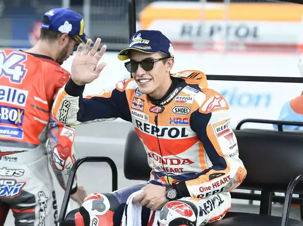 Titel-Bild zur News: Marc Marquez, Andrea Dovizioso