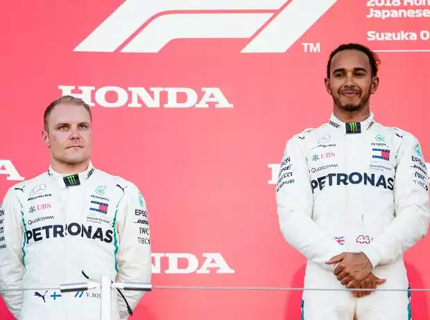 Valtteri Bottas, Lewis Hamilton Titel-Bild zur News: Valtteri Bottas, Lewis Hamilton