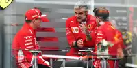 Maurizio Arrivabene, Kimi Räikkönen, Sebastian Vettel